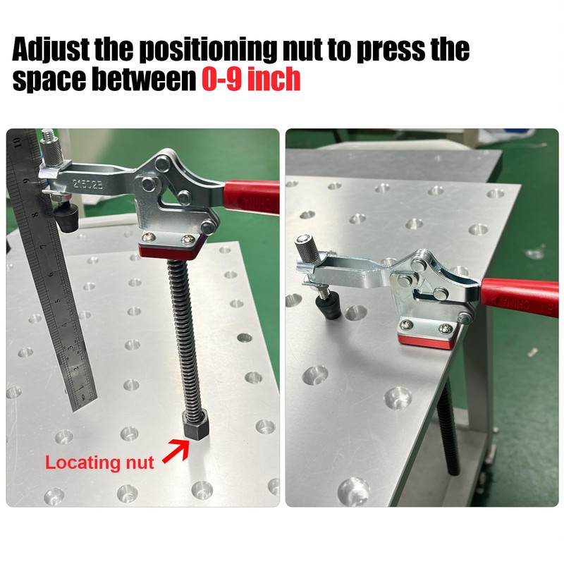 JMSMSH ∅5/8" Insert Clamp/8" Drill Press Clamp Quick-Set Hold Down