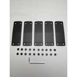 XD Series KMC XD Series Matte Black Wheel Inserts 5 pack W/Screws 1291-2085-ZSJ LG1504-12