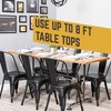 PIPE DECOR Industrial Kitchen Dining Table Base, 3/4 Inch Pipe,