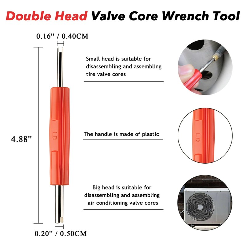 ROSY PIXEL Diking R134A R12 A/C HVAC Air Conditioner Schrader