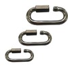 Quick Chain Link Repair Carabiner, Marine A4 Stainless Steel 316