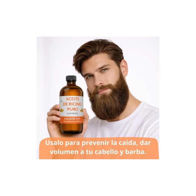 Aceite De Ricino Puro (castor Oil) 500ml