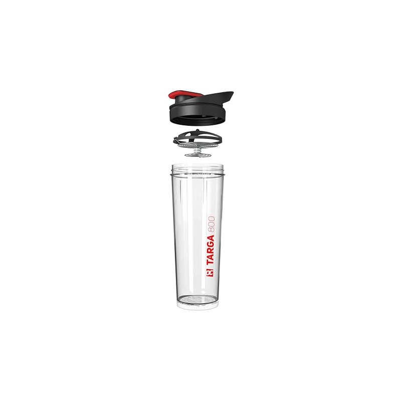 ROCKITZ Protein Shaker 800ml - leichte Reinigung + Protein Mischfeder