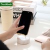 TransMarble Marble Phone Stand with Metal Holder, Charging Available While