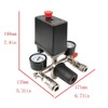 Air Compressor Pressure Switch Pressure Switch with Regulator Control Valve