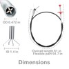 61 inch Drain Snake Grabber Claw Pickup Tool Drain Hair