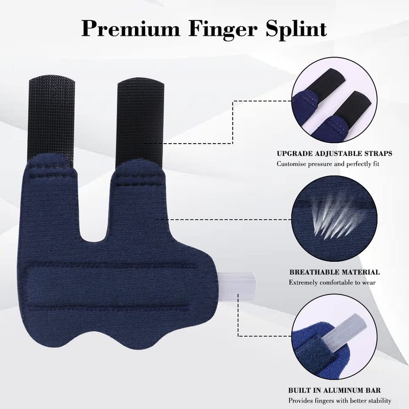 ACWOO Finger Splint, Pack of 2 Finger Smoother Finger Splint