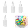 Small Squeeze Bottles, 4 PCS 50ml Tip Applicator Bottle Mini