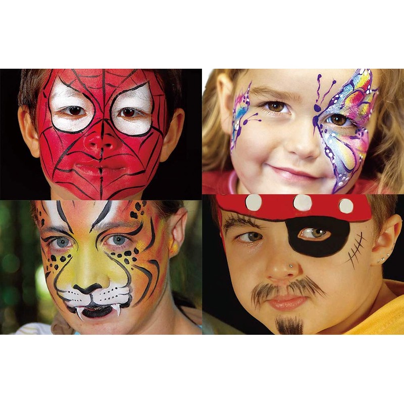 Derivan 50000306 Face & Body Paint, Orange, 1.2 fl oz