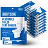 Toilet Seat Covers Flushable (100 Pack) - Upgraded XL Size|