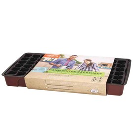 Siena Garden 11107 Propagation House XL 545 x 280 x 65 mm with Pot Plate with 72 Pots Diameter 3.5 cm Pack of 1