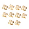 10 Sets 6mm Banana Connector Plug Copper Plating Good Transmission
