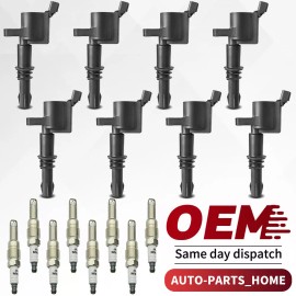 CNPAPC 8X Ignition Coil DG511 + Spark Plug for 2004-08 Ford F150 Expedition 5.4L FD508