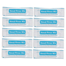 GARVALON GARVALON 40pcs Nasal Rinse Salt Packets Non-Iodine Fine Ground Instant Soluble Box