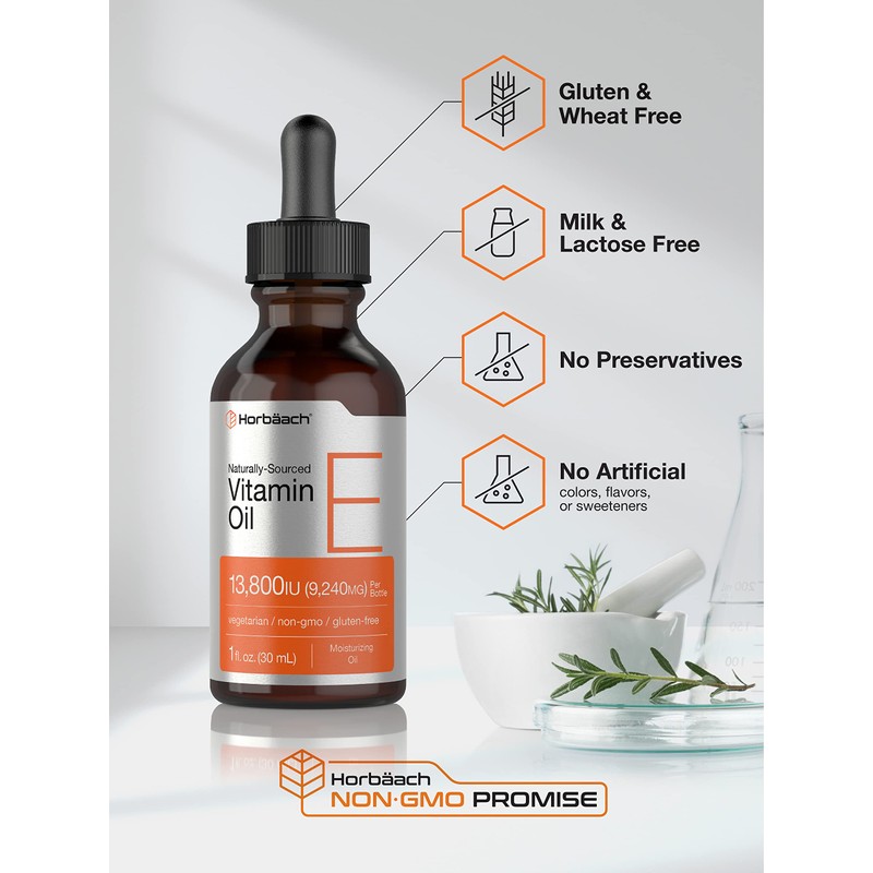 Horbäach Vitamin E Oil | 13,800 IU | 1oz |