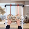 TWO STONES Portable Hangboard Rock Climbing, Pull Up Rings as