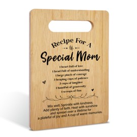 YSTEP Unique Birthday Gifts for Mom, Cutting Board Gift for Mother, Gift for Thanksgiving Day, Cute Mom Gifts from Son Daughter, Best Mom Gifts -A05