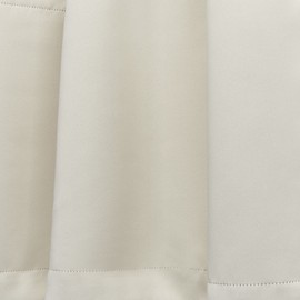 Exclusive Home Sateen Twill Woven Room Darkening Blackout Grommet Top Valance, 52"x18", Linen