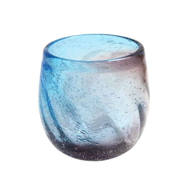 Castle Enterprise New Instagram Churaumi Baru Glass (Large) Purple & Blue