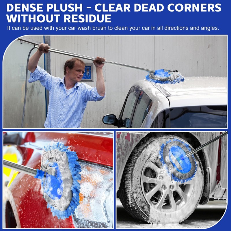 Layhit 5 Pcs Car Wash Mitt Set, Brush Not Included,