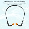 TAORANJU 3 Pairs Caps Banded Earplugs, Soundproof Noise Reduction Ear