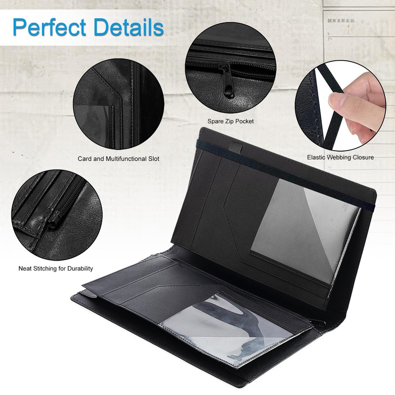 Server Book for Waitress,Cute PU Leather Server Books Organizer with