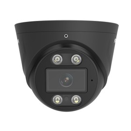 Foscam T5EP 5MP POE Surveillance Camera with Built-in Headlight and One Alarm Siren, Intelligent Detection of People and Vehicles, Night Vision, Two-Way Audio, Black