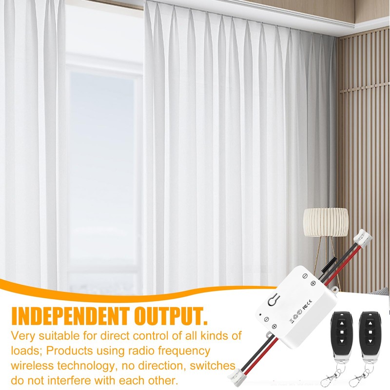 WIYETY Wireless DC Motor Remote Control Switch: 433 MHz Relay