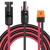 MOOKEERF Solar to XT60i Cable 10AWG - 8FT Solar Panel