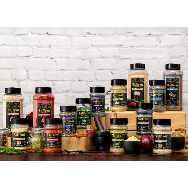 Saffron Herbs & Spices - Fine Ground Black Pepper in