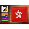 FEMER Blechschild Flagge Hongkong 30x20cm Flag of Hong Kong