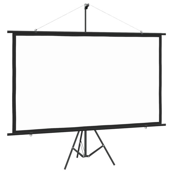 vidaXL Resistant 90" 16:9 Projection Screen with Adjustable Tripod Stand