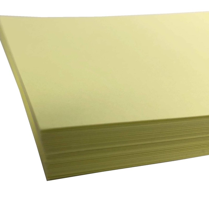 NatNip A5 Yellow Card Paper Printer - 160gsm 40 Sheets