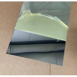 Mr Metal Aluminum Mirror Finish Trim Aluminum Anodized .024" Thick - Garages, House, Trailers, etc - 4"x96"