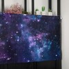 Zadaling Valance Curtain for Kitchen,Galaxy Star Nebula Space Starry Sky