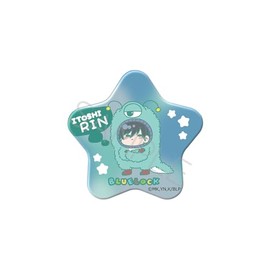 TV Anime Blue Rock Mocho SF [Rin Itoshi] Vol. 3 Star Shaped Can Badge
