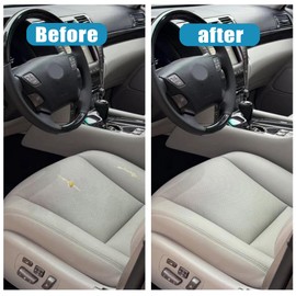 Priprilod Tan Perforated Leather Driver Side Bottom Replacement Seat Cover Compatible with Lexus LS460 LS600h 2007 2008 2009 2010 2011 2012