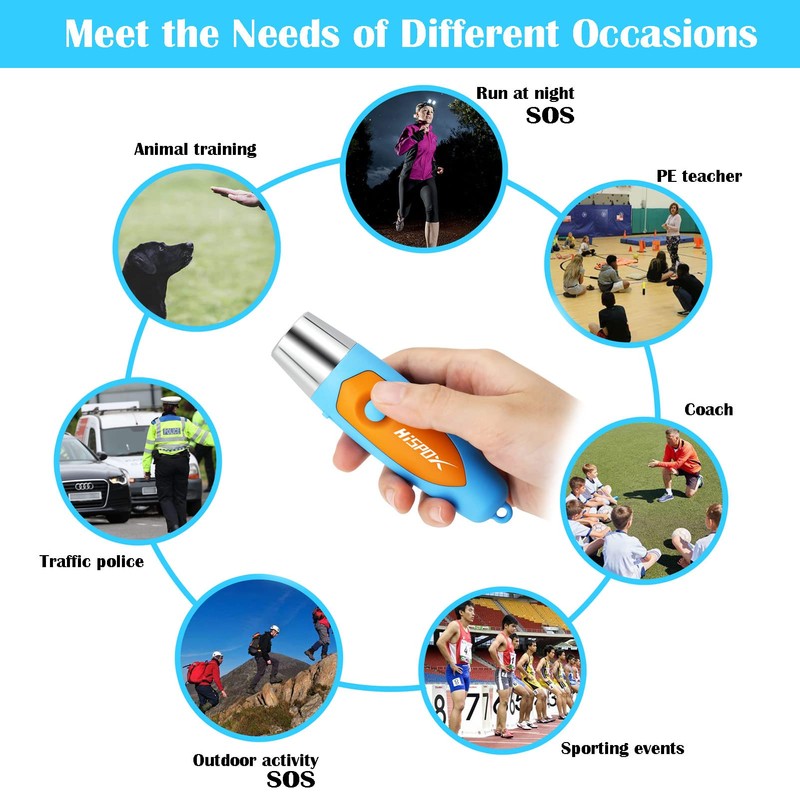 HISPOX Electronic Whistle for Coaches, Loud Volume Electric Whistle Hand