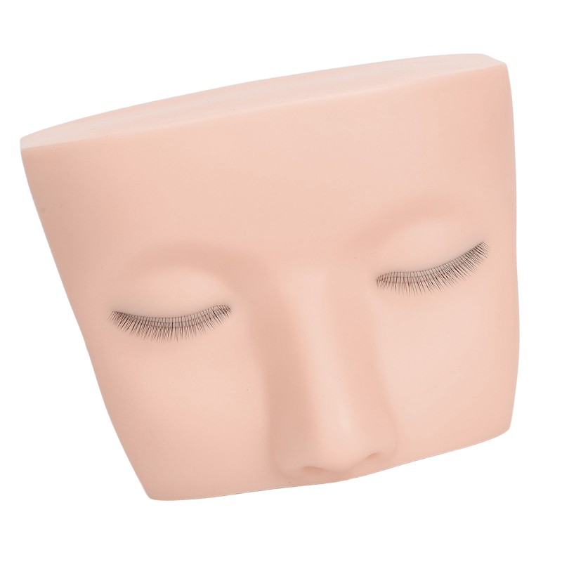 Lash Mannequin Head Elastic Realistic 3 Layer Lashes Eyelash Mannequin