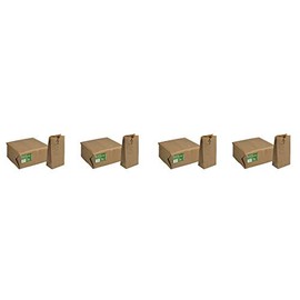 DURO Duro ID# 18404 4# SOS Bag 30# 100% Recycled Natural Kraft 500pk 5" x3 C 1/3" X9 C 3/4" (4-(Pack))