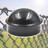 (15 Pack) 2-7/8" Chain Link Fence Round Dome Post Caps,