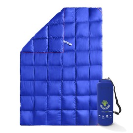 4Monster Outdoor Down Blanket Ultralight for Camping, Compact Travel Blanket Warm Soft for Outdoor Indoor Travel