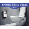 Commercial Toilet Paper Dispenser, 2 Roll Stainless Steel Toilet Paper