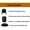 TWDRTDD® Candelabra e12 base Bakelite threaded keyless light lamp socket