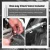 Figpade Motorcycle Brake Bleeder Kit,Practical Brake Bleeding Tool with Brakes
