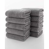 Towels 10 Piece Very Soft Microfiber Hand Face Towel Set