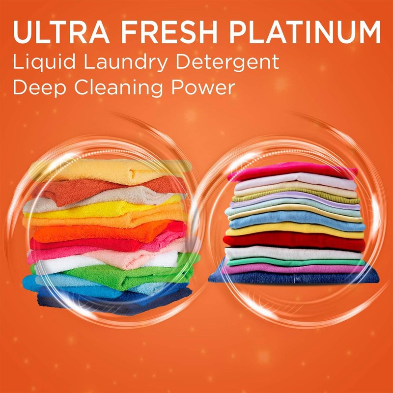 Ultra Fresh 5 Gallon Liquid Laundry Detergent Washing Soap for