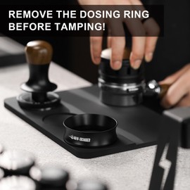 MHW-3BOMBER 58mm Espresso Dosing Funnel & 58mm Puck Screen Set, Magnetic Dosing Ring & Reusable Filter kit Compatible with 58mm Bottomless Portafilter, Coffee Dosing Ring with Espresso Puck DR7013-OS