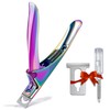 Chameleon Premium Adjustable Nail Clippers for Acrylic Nails, Stainless Steel