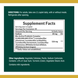 Nature's Bounty Nature's Bounty Controlled Delivery Probiotic, Dietary Supplement, Advanced Support for Digestive, Intestinal and Immune Health, 30 Caplets